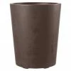 BAUHAUS Deroma Pflanzkübel Rund Millennium Außenmaß (Ø X H): 43,5 X 53,5 Cm, Kunststoff, Brownstone