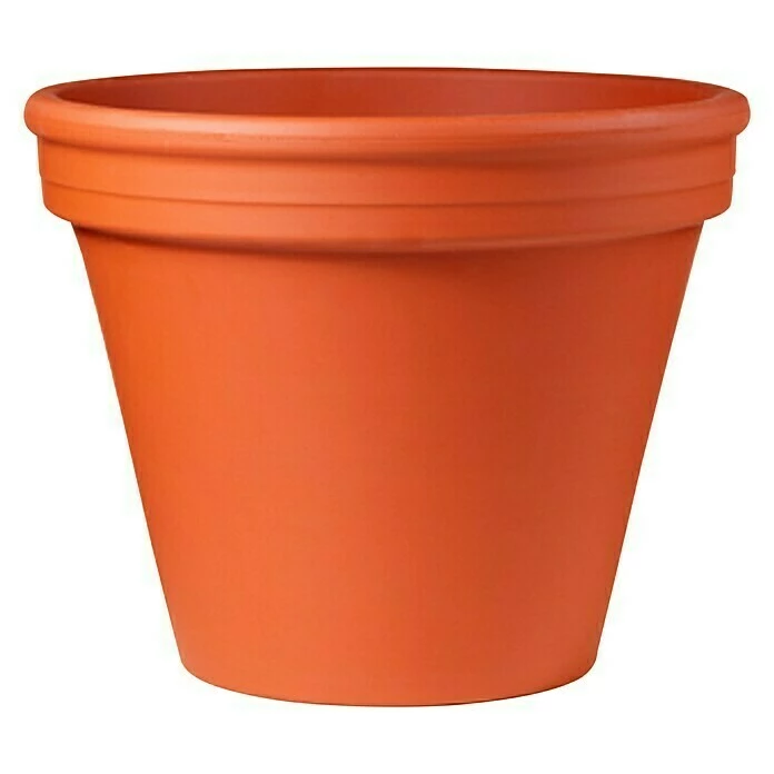 BAUHAUS Pflanztopf Max. Außendurchmesser: 16 Cm, Höhe: 13 Cm, Naturmaterialien, Terracotta