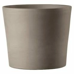 BAUHAUS Deroma Grafite Pflanztopf Vaso Cilindrico Außenmaß (Ø X H): 30,6 X 26 Cm, Naturmaterialien, Graphit