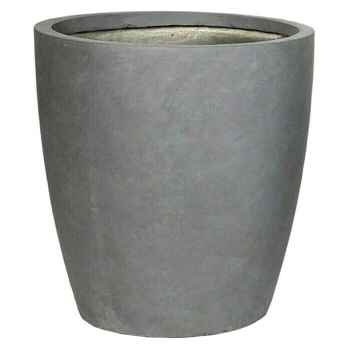 BAUHAUS Mega Collections Manchester Pflanztopf Außenmaß (Ø X H): 36 X 46 Cm, Verbundwerkstoff, Grau
