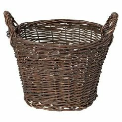 BAUHAUS Weidenkorb Außenmaß (Ø X H): 30 X 22 Cm, Natur