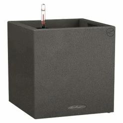 BAUHAUS Lechuza Color Pflanzkasten Canto Außenmaß (L X B X H): 30 X 30 X 30 Cm, Kunststoff, Schwarz