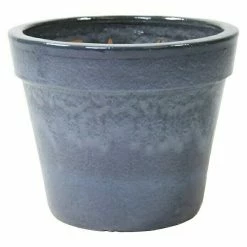 BAUHAUS Mega Collections Pflanztopf Außenmaß (Ø X H): 31 X 25 Cm, Keramik, Grau