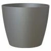BAUHAUS Artevasi Pflanztopf San Remo Matt Außenmaß (Ø X H): 12,5 X 11,5 Cm, Kunststoff, Anthrazit