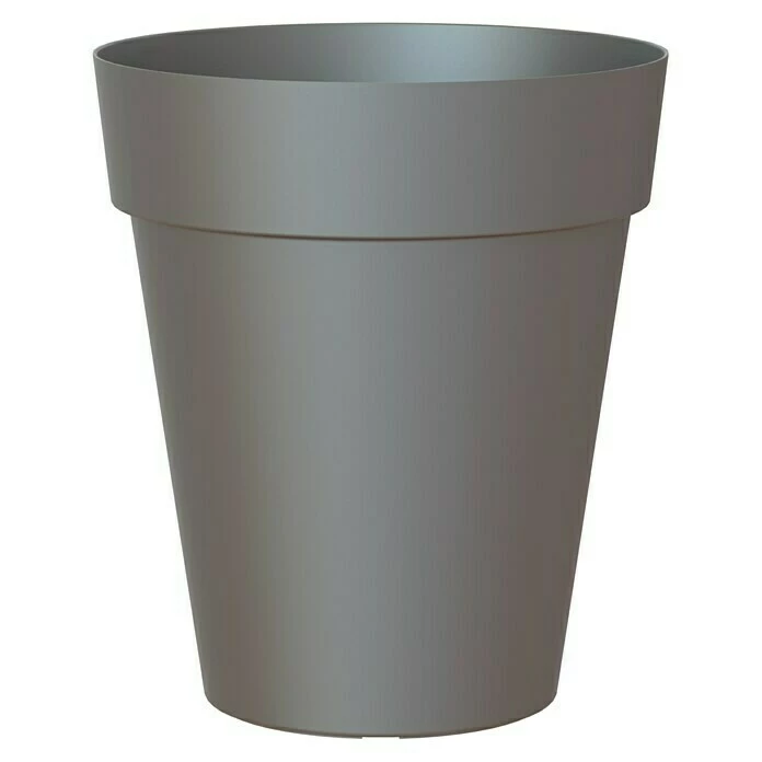 BAUHAUS Artevasi Capri Pflanztopf Außenmaß (Ø X H): 40 X 46,3 Cm, Kunststoff, Anthrazit