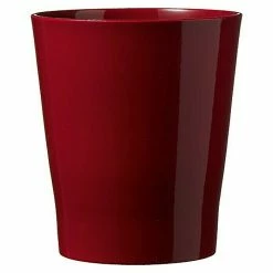 BAUHAUS SK Orchideentopf Merina Candy Außenmaß (Ø X H): 14 X 15 Cm, Keramik, Bordeaux, Glänzend