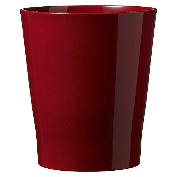 BAUHAUS SK Orchideentopf Merina Candy Außenmaß (Ø X H): 14 X 15 Cm, Keramik, Bordeaux, Glänzend