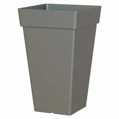 BAUHAUS Artevasi Capri Pflanztopf Außenmaß (L X B X H): 30 X 30 X 49,5 Cm, Kunststoff, Anthrazit