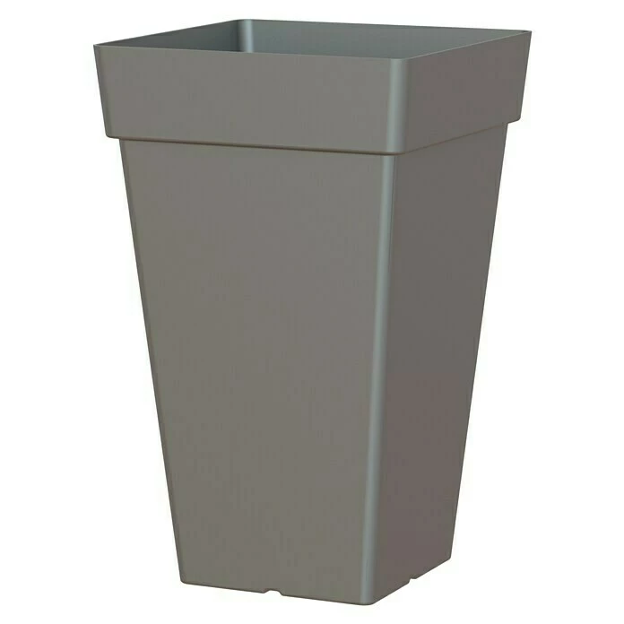 BAUHAUS Artevasi Capri Pflanztopf Außenmaß (L X B X H): 30 X 30 X 49,5 Cm, Kunststoff, Anthrazit