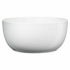 BAUHAUS SK Pflanzschale Rund Basel Außenmaß (Ø X H): 16 X 8 Cm, Keramik, Weiß