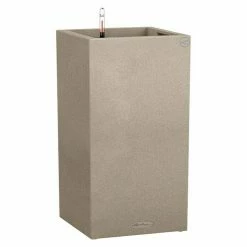 BAUHAUS Lechuza Color Pflanzsäule Eckig Canto Außenmaß (L X B X H): 30 X 30 X 56 Cm, Kunststoff, Sandbeige