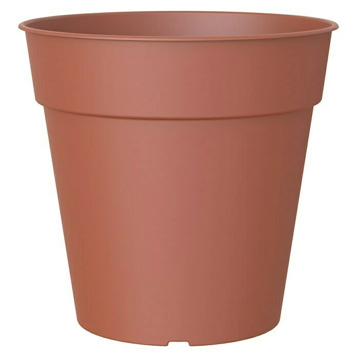 BAUHAUS Artevasi Madagascar Pflanztopf Außenmaß (Ø X H): 27 X 25 Cm, Kunststoff, Terrakotta