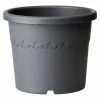 BAUHAUS Elho Algarve Pflanztopf Cilindro Außenmaß (Ø X H): 30 X 25 Cm, Kunststoff, Anthrazit