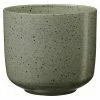 BAUHAUS Soendgen Keramik Übertopf Rund Bari Außenmaß (Ø X H): 19 X 17 Cm, Mintgrün Effekt, Keramik
