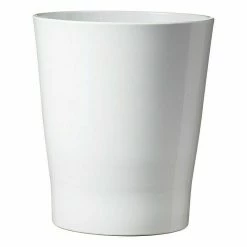 BAUHAUS SK Orchideentopf Merina Außenmaß (Ø X H): 16 X 18 Cm, Keramik, Weiß, Glänzend