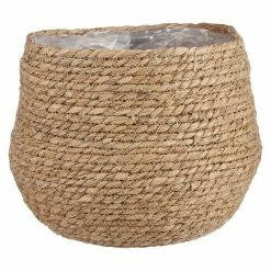 BAUHAUS Übertopf Rund Jorck Außenmaß (Ø X H): 26 X 24 Cm, Hellbraun