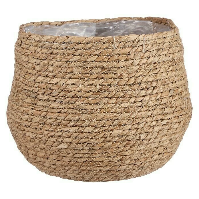 BAUHAUS Übertopf Rund Jorck Außenmaß (Ø X H): 26 X 24 Cm, Hellbraun