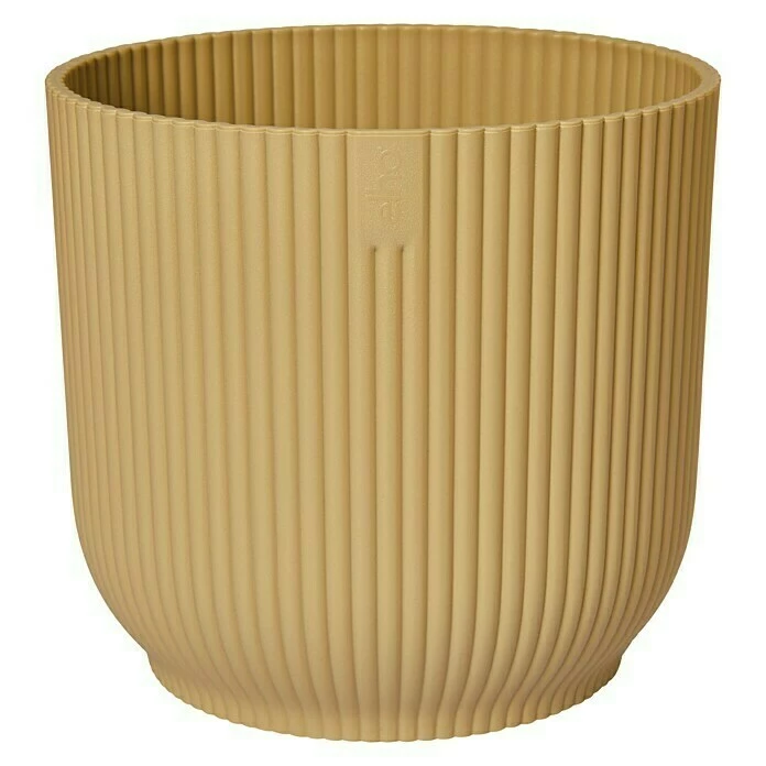 BAUHAUS Elho Pflanztopf Vibes Fold Außenmaß (Ø X H): 16 X 15 Cm, Kunststoff, Gelb