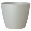 BAUHAUS Artevasi Pflanztopf San Remo Matt Außenmaß (Ø X H): 25 X 23 Cm, Kunststoff, Hellgrau