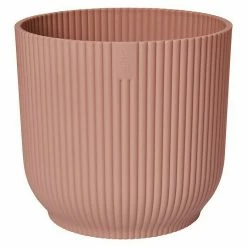 BAUHAUS Elho Pflanztopf Vibes Fold Außenmaß (Ø X H): 14 X 13 Cm, Kunststoff, Zartrosa