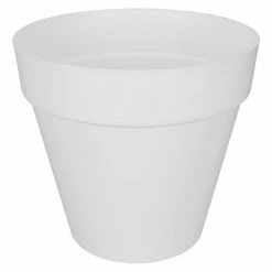 BAUHAUS Elho Loft Urban Pflanztopf Außenmaß (Ø X H): 70 X 63 Cm, Kunststoff, Weiß