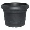 BAUHAUS Geli Pflanzkübel Rund Palermo Außenmaß (Ø X H): 120 X 90 Cm, Kunststoff, Anthrazit