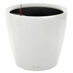 BAUHAUS Lechuza Pflanztopf CLASSICO Premium LS Außenmaß (Ø X H): 43,5 X 39,5 Cm, Kunststoff, Weiß