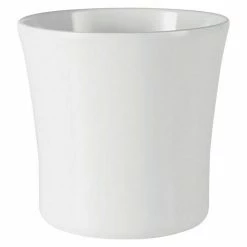 BAUHAUS SK Übertopf Rund Tahiti Max. Außendurchmesser: 32 Cm, Weiß