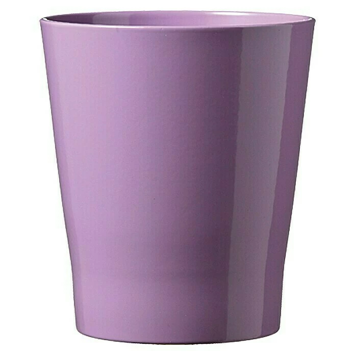 BAUHAUS SK Orchideentopf Merina Außenmaß (Ø X H): 16 X 18 Cm, Keramik, Lavendel, Glänzend