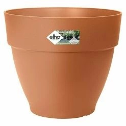 BAUHAUS Elho Pflanztopf Vibia Campana Außenmaß (Ø X H): 39 X 33,4 Cm, Kunststoff, Terracotta