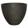 BAUHAUS Geli Pflanztopf Außenmaß (Ø X H): 40 X 31 Cm, Kunststoff, Anthrazit
