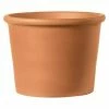 BAUHAUS Deroma Pflanztopf Bordato Außenmaß (Ø X H): 12 X 9,1 Cm, Naturmaterialien, Terrakotta