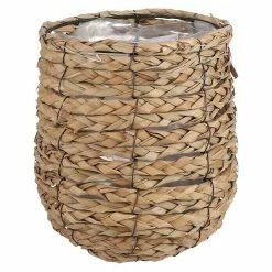 BAUHAUS Übertopf Rund Avalon Außenmaß (Ø X H): 18 X 21 Cm, Hellbraun