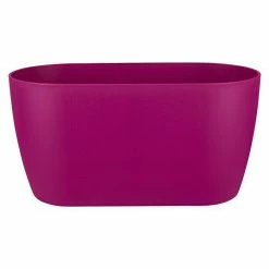 BAUHAUS Elho Orchideentopf Duo Außenmaß (L X B X H): 25 X 13 X 12,6 Cm, Kunststoff, Kirsche, Matt