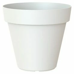 BAUHAUS Artevasi Capri Pflanztopf Außenmaß (Ø X H): 20 X 18,9 Cm, Kunststoff, Weiß