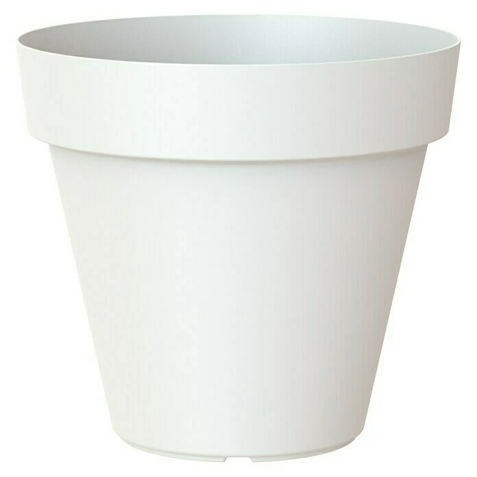 BAUHAUS Artevasi Capri Pflanztopf Außenmaß (Ø X H): 20 X 18,9 Cm, Kunststoff, Weiß