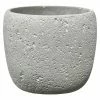 BAUHAUS SK Übertopf Rund Bettona Außenmaß (Ø X H): 14 X 14 Cm, Hellgrau/Zement