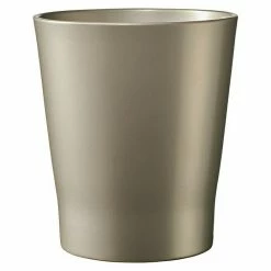 BAUHAUS SK Orchideentopf Merina Chic Außenmaß (Ø X H): 14 X 15 Cm, Keramik, Greige Metallic
