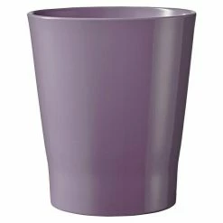 BAUHAUS SK Orchideentopf Merina Außenmaß (Ø X H): 10 X 12 Cm, Keramik, Antik Lila, Glänzend