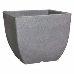 BAUHAUS Geli Pflanzkübel Eckig Ravenna Außenmaß (L X B X H): 40 X 40 X 34 Cm, Kunststoff, Taupe