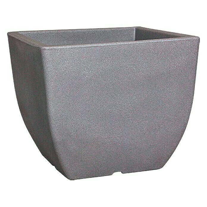 BAUHAUS Geli Pflanzkübel Eckig Ravenna Außenmaß (L X B X H): 40 X 40 X 34 Cm, Kunststoff, Taupe