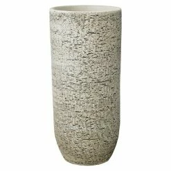 BAUHAUS SK Vase Portland Ø X H: 22 X 50 Cm, Beige, Keramik