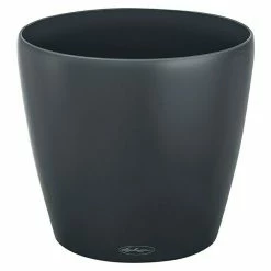 BAUHAUS Lechuza Classico Pflanzkübel Rund Color Außenmaß (Ø X H): 70 X 64,5 Cm, Kunststoff, Schiefergrau