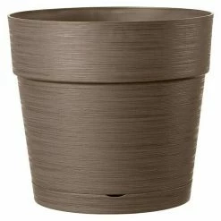 BAUHAUS Deroma Pflanztopf Save Außenmaß (Ø X H): 48 X 43,5 Cm, Kunststoff, Camel