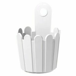 BAUHAUS Poétic Landhaus Fässchen Weiß, Durchmesser: 15 Cm