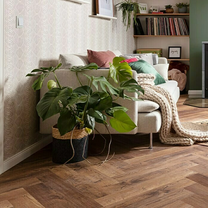 BAUHAUS Korb Jute Ø X H: 23 X 19 Cm, Schwarz/Braun – Bild 2