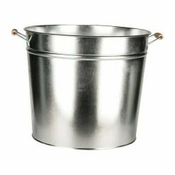 BAUHAUS Zinkeimer Metall, Ø X H: 36 X 25 Cm