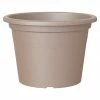 BAUHAUS Artevasi Venezia Pflanztopf Cilindro Außenmaß (Ø X H): 35 X 24,9 Cm, Kunststoff, Taupe