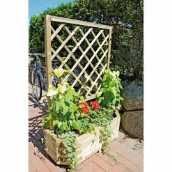 BAUHAUS T & J Pflanzkübel Käthe 50 X 100 Cm, Holz