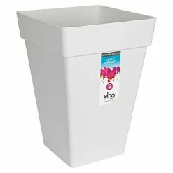 BAUHAUS Elho Loft Urban Pflanzkasten High Außenmaß (L X B X H): 29,5 X 29,5 X 41,5 Cm, Kunststoff, Weiß, Eckig